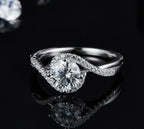 1ct моиссанит алмаз хуримын бөгж