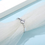 18K алтаар бүрсэн моиссанит алмаз 0.5ct  сүйн бөгж