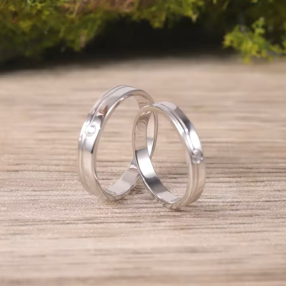 Хуримын бөгж-моиссанит алмазтай бөгж-AB25003-2