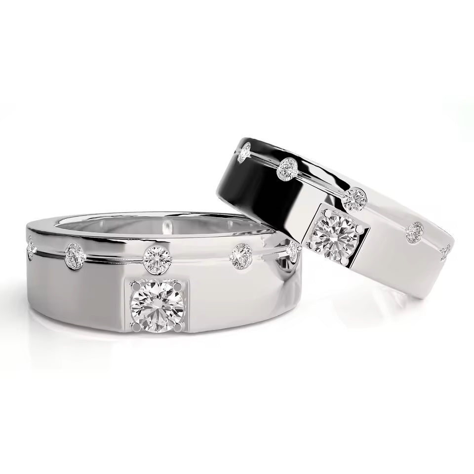 Хуримын моиссанит алмазтай бөгж-AB25009