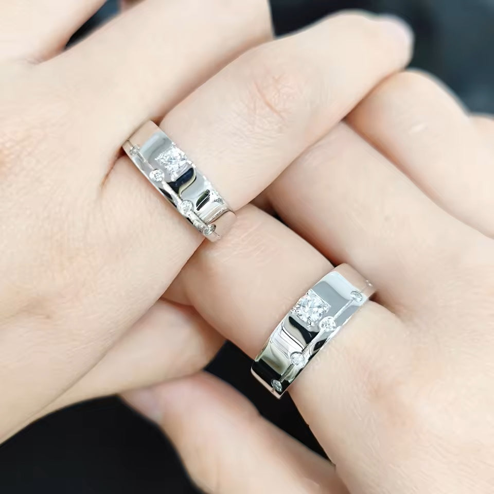 Хуримын моиссанит алмазтай бөгж-AB25009