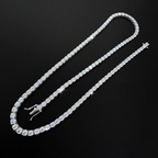 4mm Моиссанит алмазтай 50 cm теннис хүзүүний зүүлт