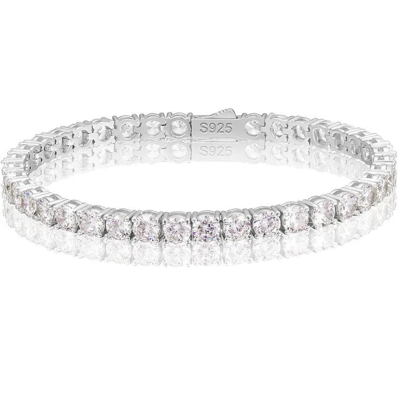 Моиссанит алмазтай теннис бугуйвч