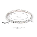 5mm Моиссанит алмазтай теннис бугуйвч