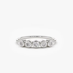 3.0mm 0.1ct Моиссанит алмаазтай сүйн бөгж