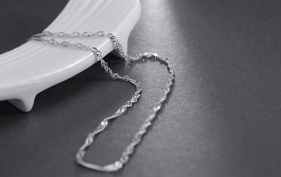 Эрчилсэн олс нэхээстэй гинж 56см урттай гинж