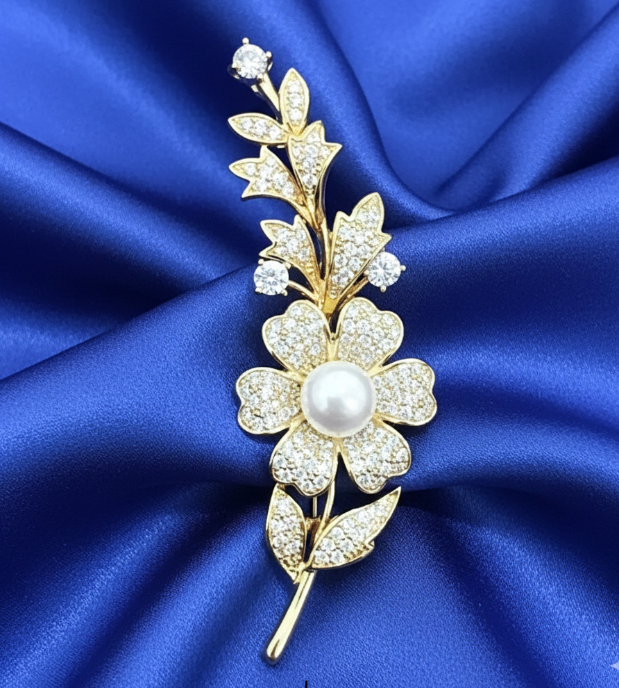 Цэцэгс цэвэр усны сувдан зүүлт