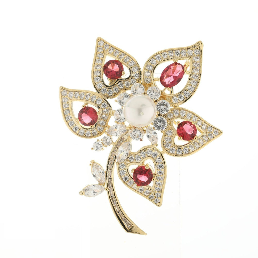 бадмаараг сувдан цэцгийн энгэрийн зүүлт