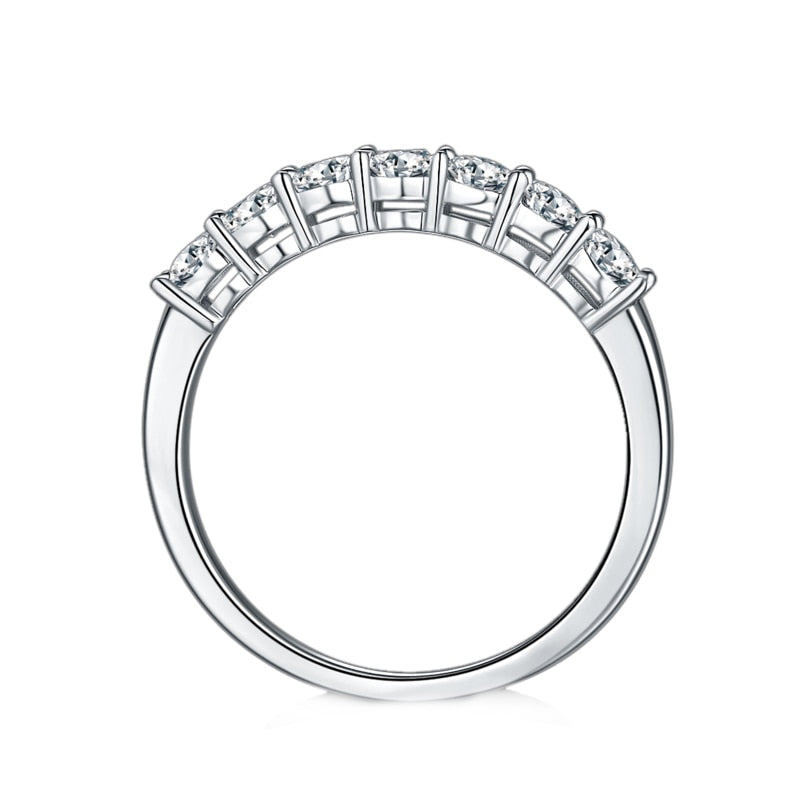 14K цагаан алтан 0.7Ct Моиссанит алмазан бөгж