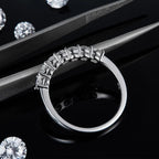 14K цагаан алтан 0.7Ct Моиссанит алмазан бөгж