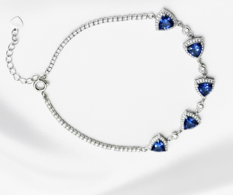 18К алтаар бүрсэн S925 сорьцтой мөнгөн бугуйвч