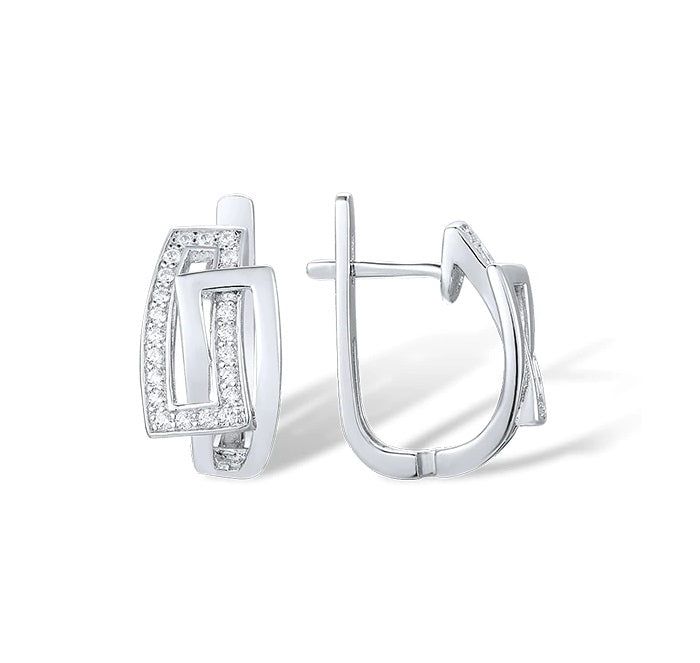 Гялалзсан циркон Тансаг Мөнгөн Иж Бүрдэл