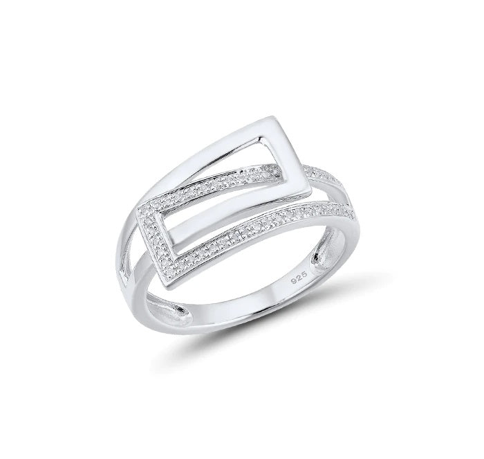 Гялалзсан циркон Тансаг Мөнгөн Иж Бүрдэл