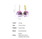 Amethyst Нил ягаан өнгийн цэцэгтэй хослол