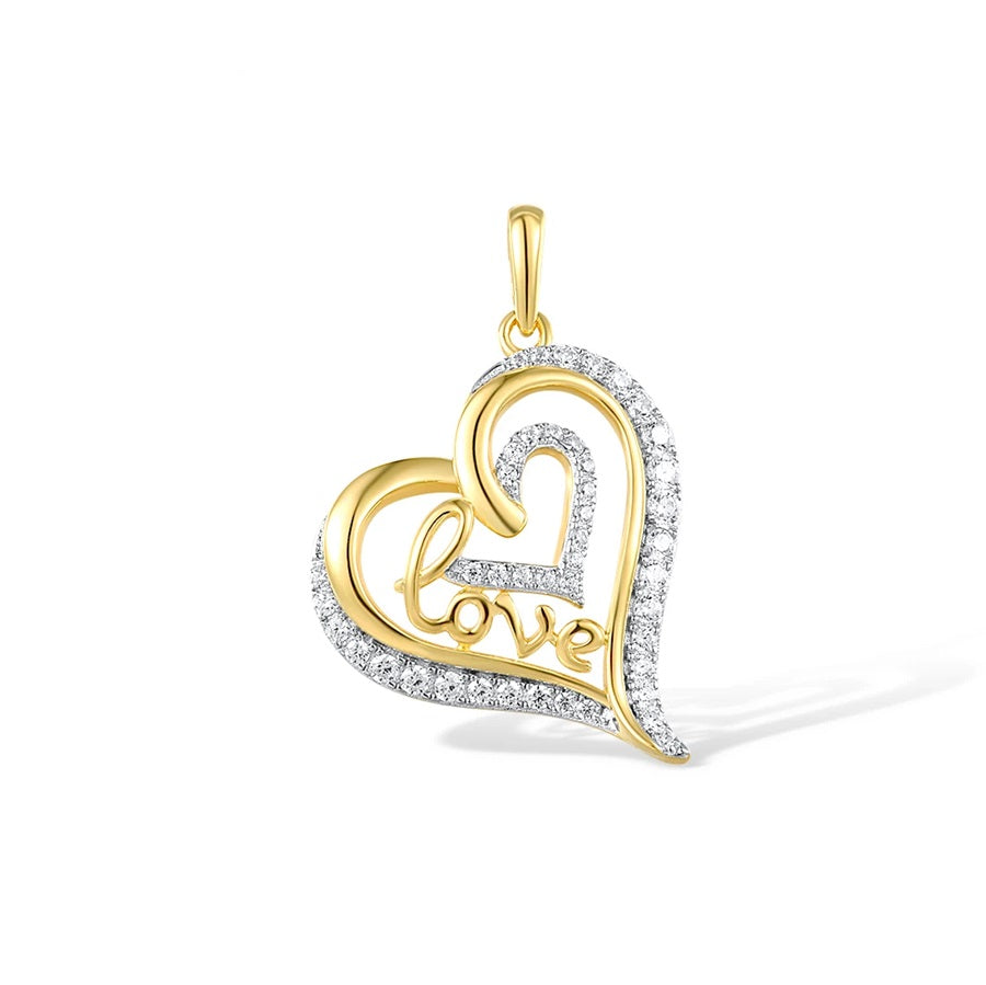 Жинхэнэ хайр шар алтаар бүрсэн зүүлт