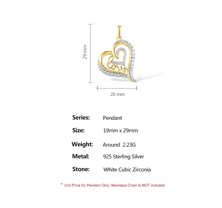Жинхэнэ хайр шар алтаар бүрсэн зүүлт