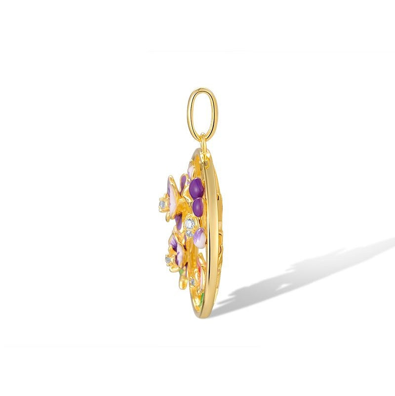 Өнгөлөг цэцгийн цэцэрлэгт хүрээлэн гоёмсог дизайн