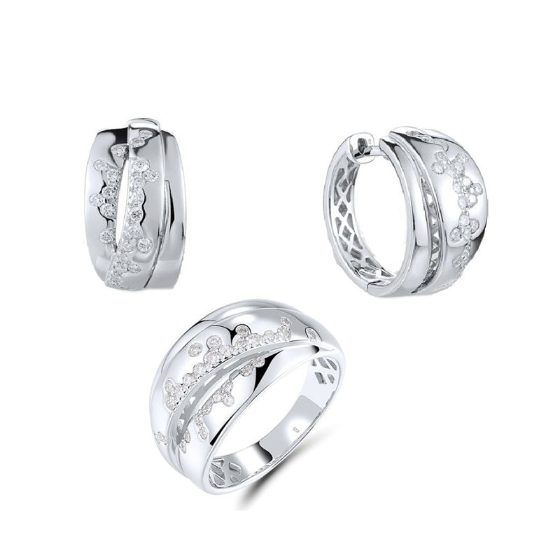 "Цасан ширхэгт" Тансаг Мөнгөн Иж Бүрдэл