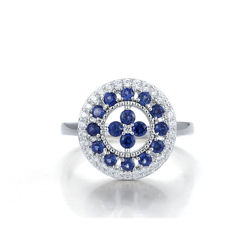 "Azure Elegance" Хөх Сапфир Цэцэгт хослол