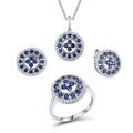 "Azure Elegance" Хөх Сапфир Цэцэгт хослол