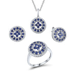 "Azure Elegance" Хөх Сапфир Цэцэгт хослол